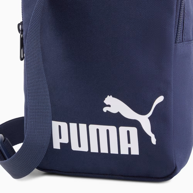 Torebka crossbody sportowa materialowa Puma Phase Portable 9117302 Granatowa (4067984174857) - obraz 4