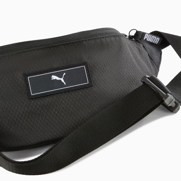 Saszetka nerka męska sportowa materialowa Puma Deck Waist Bag 9131801 Czarna (4067984165992) - obraz 4