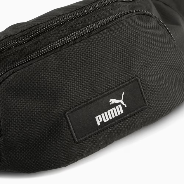 Saszetka nerka męska sportowa materialowa Puma Academy Waist Bag 9148601 Czarna (4067984162731) - obraz 4