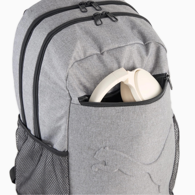 Plecak sportowy 28L A4 Puma Buzz Heather Backpack 9135001 Szary (4067984165619) - obraz 4