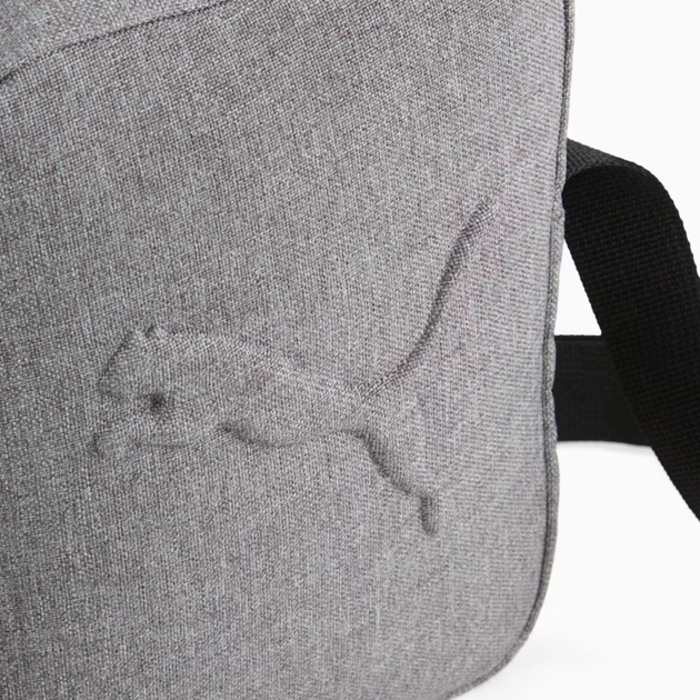 Torba sportowa na ramię męska materialowa Puma Buzz Heather Portable 9135101 Szara (4067984165701) - obraz 3