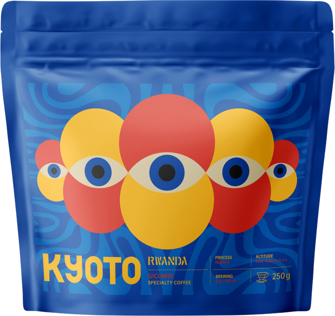 Kawa ziarnista Kyoto Rwanda Gicumbi Washed Filter 250 g (5902973705263) - obraz 1