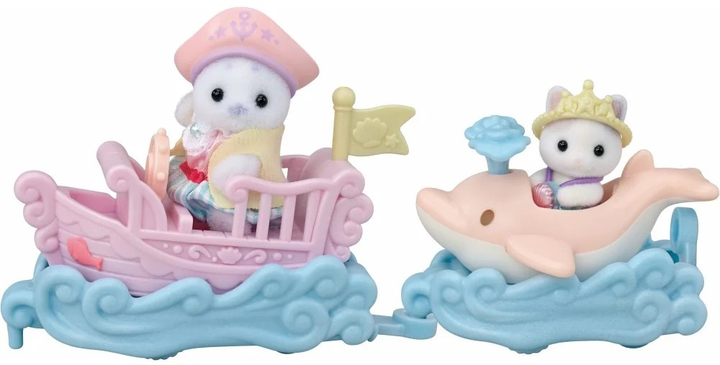 Zestaw figurek Sylvanian Families Amusement Park Ride Set - Ride the Waves SLV5820 (5054131058206) - obraz 3