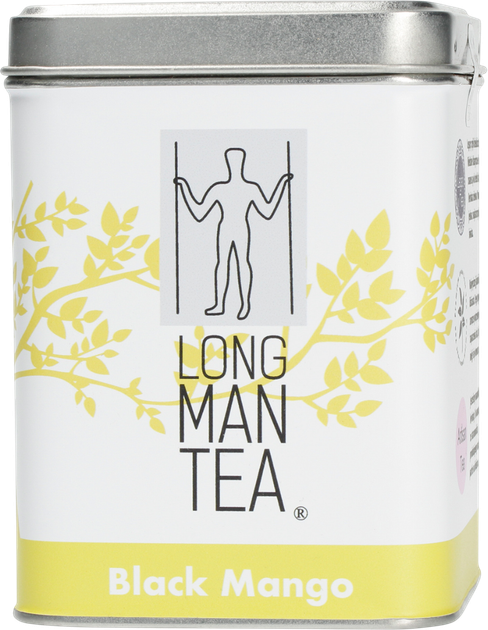 Чай розсипний Long Man Tea Black Mango в банці 120 г (5903299988415) - зображення 1