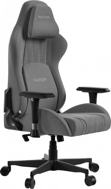 Fotel gamingowy HATOR Darkside 3M Fabric Grey (HTC3016M) - obraz 3