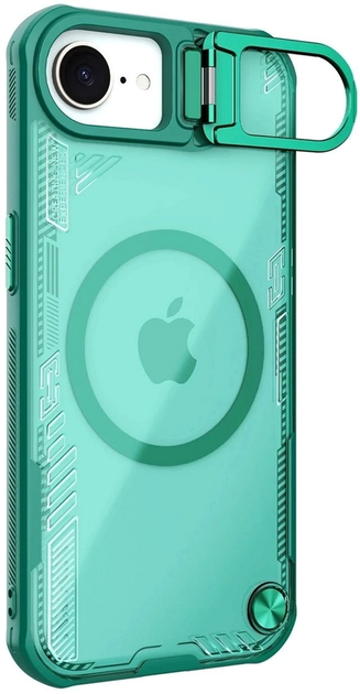 Etui Nillkin Iceblade Prop Magnetic z podstawka na Apple iPhone 16e Green (6902048296398) - obraz 2