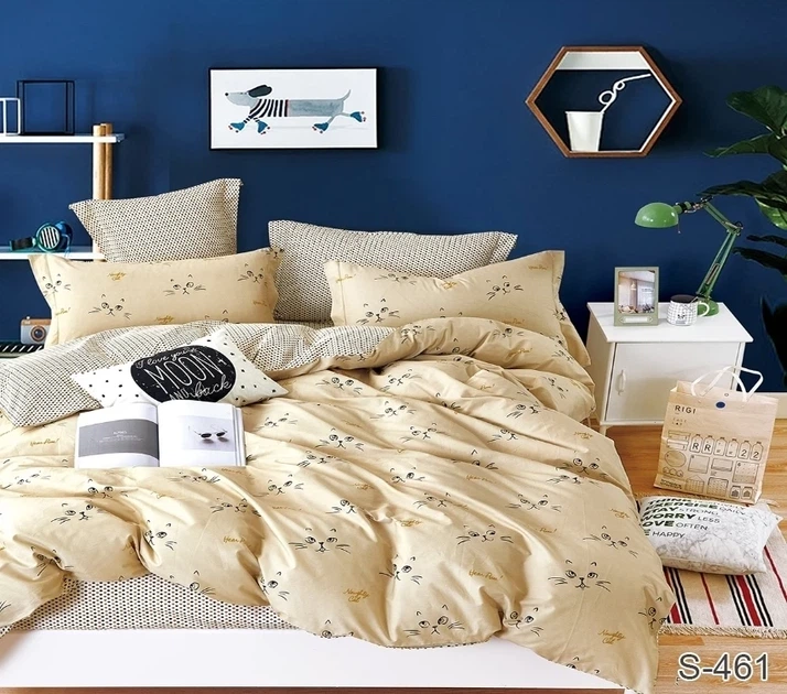 Комплект постельного белья с компаньоном Tag Tekstil S461 150x220 см - Фото 1 Комплект постельного белья с компаньоном Tag Tekstil S461 150x220 см - изображение 1