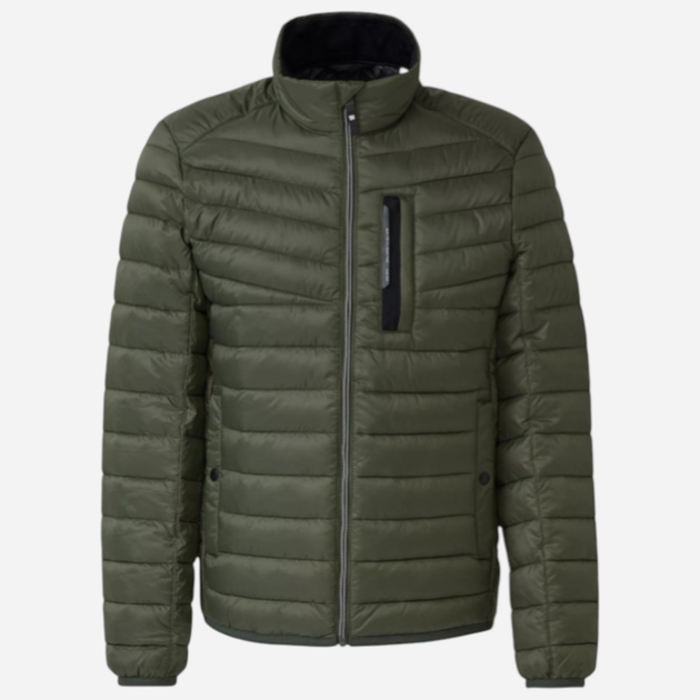 Kurtka jesienna męska pikowana s.Oliver 10.3.11.16.160.2167439-7938 2XL Khaki (4099978168061) - obraz 1