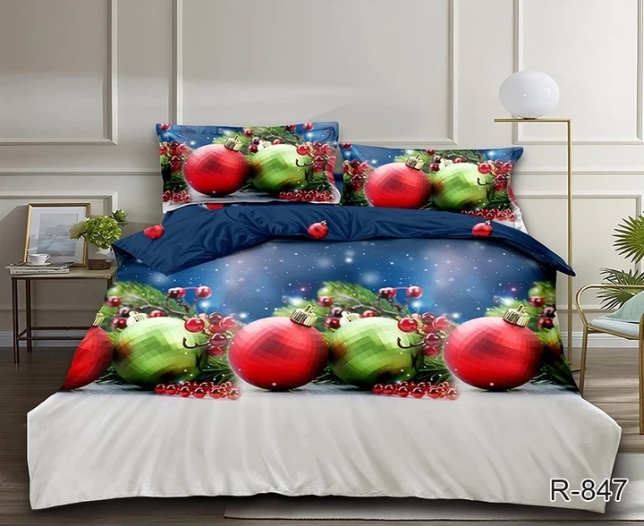 Комплект постельного белья с компаньоном TAG Tekstil R847 Двуспальный - Фото 1 Комплект постельного белья с компаньоном TAG Tekstil R847 Двуспальный - изображение 1