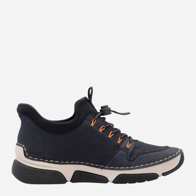 Sneakersy damskie Rieker 45963-14 37 (4UK) Ciemnogranatowe (4061811543618) - obraz 3