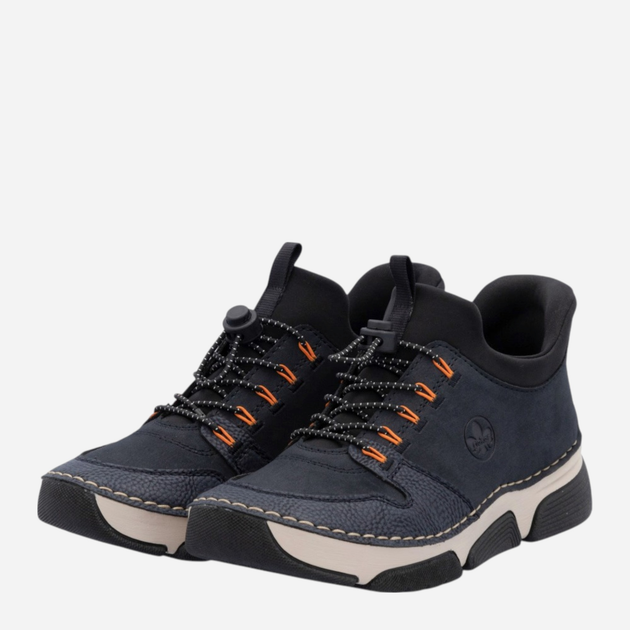 Sneakersy damskie Rieker 45963-14 38 (5UK) Ciemnogranatowe (4061811543625) - obraz 4