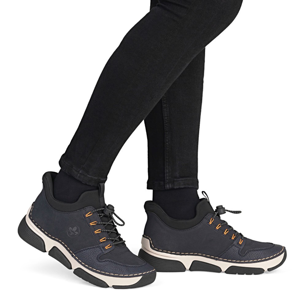 Sneakersy damskie Rieker 45963-14 39 (6UK) Ciemnogranatowe (4061811543632) - obraz 2
