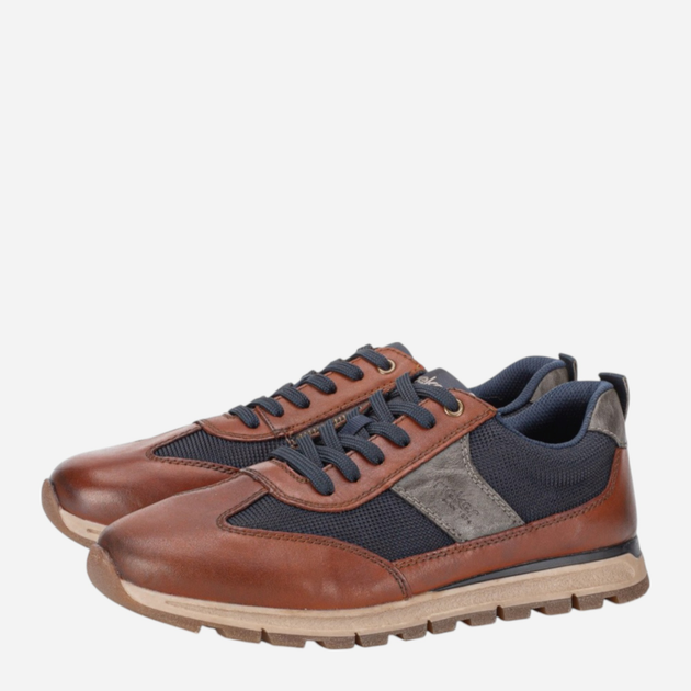 Sneakersy męskie skórzane Rieker B0507-24 41 (7.5UK) Brązowe (4061811556595) - obraz 2
