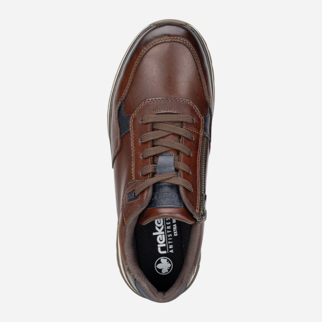 Półbuty męskie Rieker B9301-25 45 (10.5UK) Brązowe (4061811486526) - obraz 6