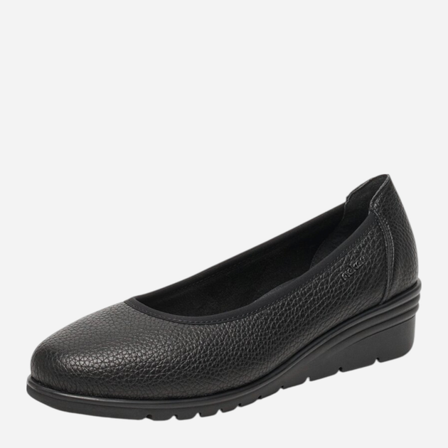 Baleriny damskie skórzane Rieker L5360-00 41 (7.5UK) Czarne (4061811487943) - obraz 2