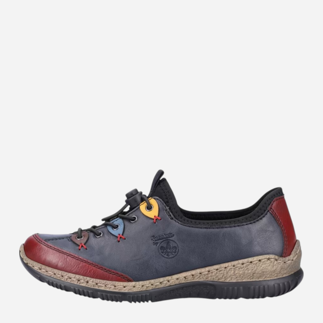 Sneakersy damskie Rieker N3271-35 39 (6UK) Ciemnogranatowe (4059954053170) - obraz 1