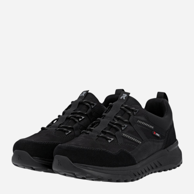 Sneakersy męskie z membraną Rieker U0104-00 41 (7.5UK) Czarne (4061811477685) - obraz 2