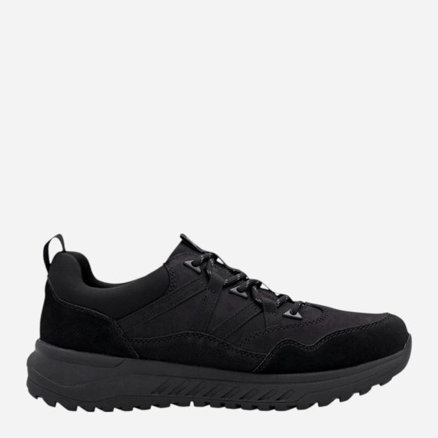 Sneakersy męskie z membraną Rieker U0104-00 44 (9.5UK) Czarne (4061811477715) - obraz 3