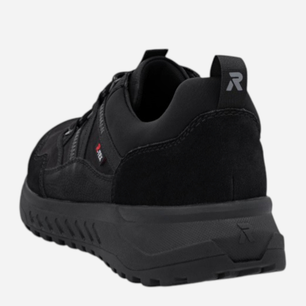 Sneakersy męskie z membraną Rieker U0104-00 43 (9UK) Czarne (4061811477708) - obraz 5