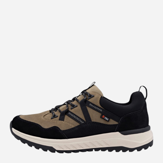 Sneakersy męskie z membraną Rieker U0104-20 43 (9UK) Beżowe (4061811477791) - obraz 1
