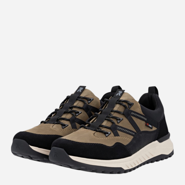 Sneakersy męskie z membraną Rieker U0104-20 45 (10.5UK) Beżowe (4061811477814) - obraz 4