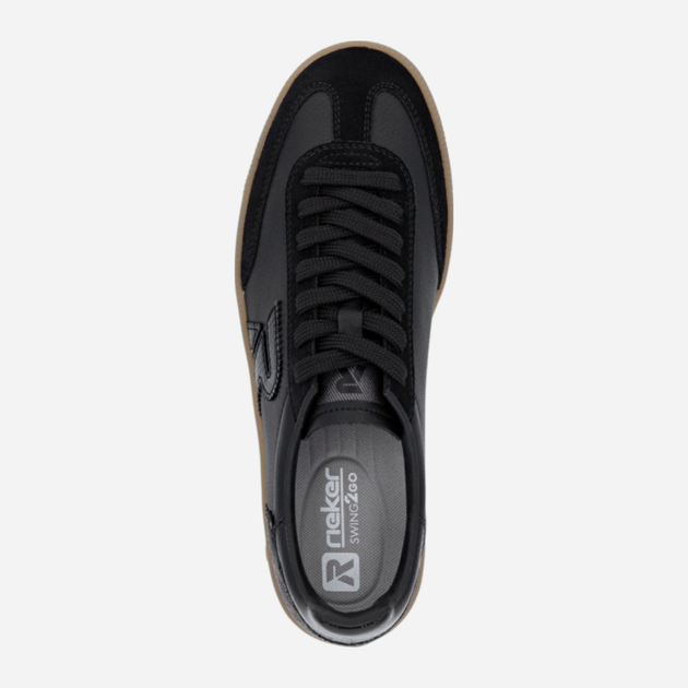 Sneakersy damskie skórzane Rieker W2200-03 38 (5UK) Czarne (4061811586509) - obraz 7
