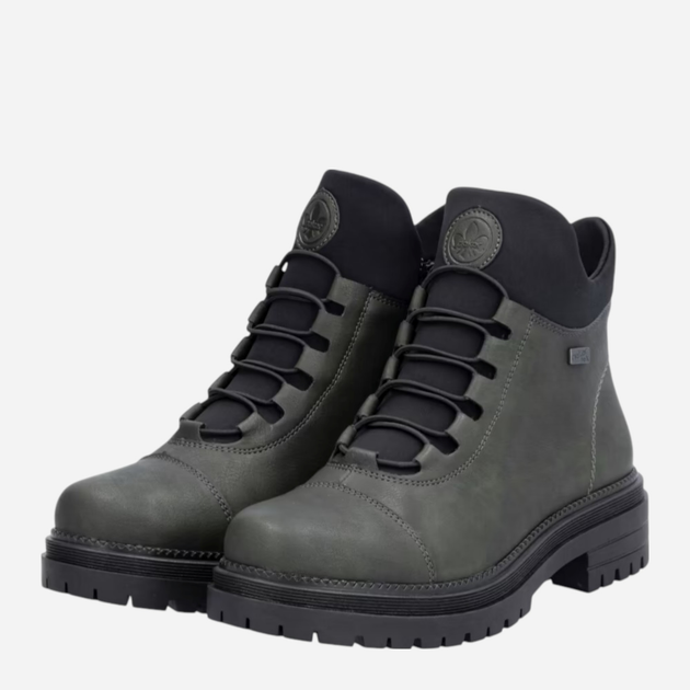 Жіночі черевики високі Rieker Y3163-54 37 (4UK) Хакі (4061811737291) - зображення 4