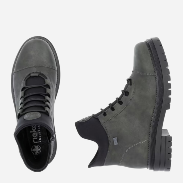 Trapery damskie wysokie Rieker Y3163-54 39 (6UK) Khaki (4061811737314) - obraz 9