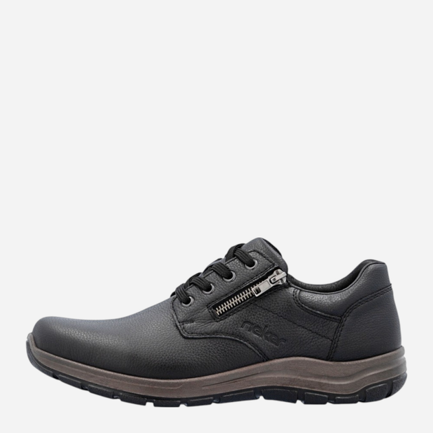 Чоловічі туфлі Rieker 03604-00 45 (10.5UK) Чорні (4061811473076) - зображення 1