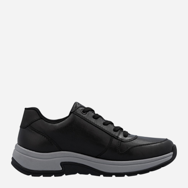 Sneakersy męskie skórzane Rieker 11002-00 43 (9UK) Czarne (4061811560349) - obraz 3