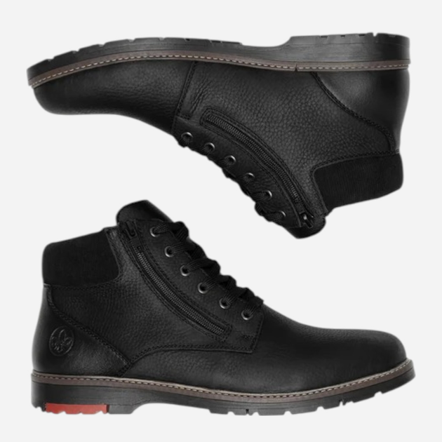 Чоловічі черевики Rieker 10503-00 45 (10.5UK) Чорні (4061811661756) - зображення 5