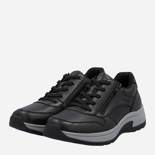 Чоловічі снікери Rieker 11002-00 45 (10.5UK) Чорні (4061811560363) - зображення 4
