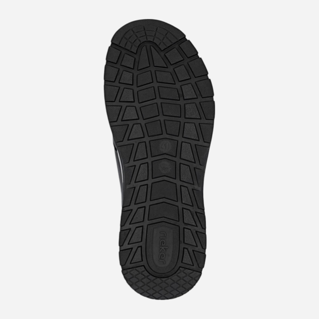 Sneakersy męskie skórzane Rieker 11002-00 43 (9UK) Czarne (4061811560349) - obraz 8
