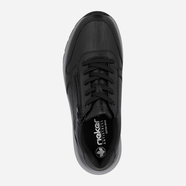 Чоловічі снікери Rieker 11002-00 47 (12UK) Чорні (4061811560387) - зображення 7