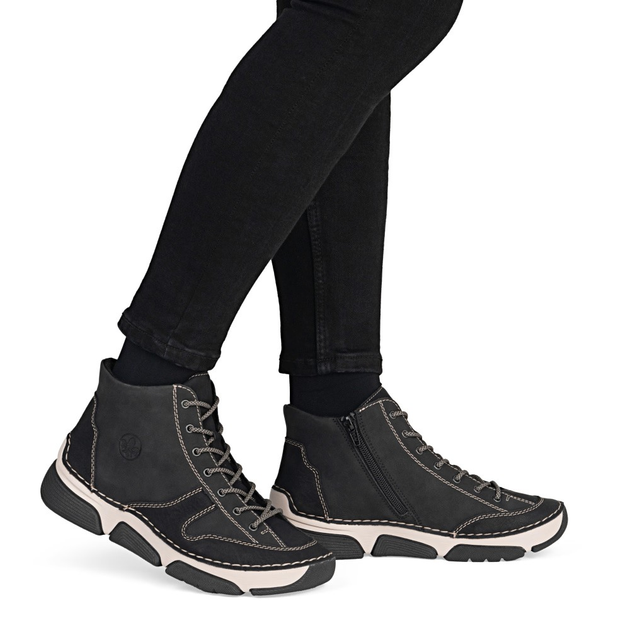 Жіночі черевики низькі Rieker 45906-00 38 (5UK) Чорні (4061811513765) - зображення 2