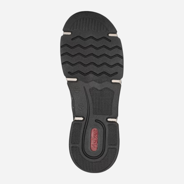 Sneakersy damskie Rieker 45957-00 38 (5UK) Czarne (4061811157235) - obraz 5