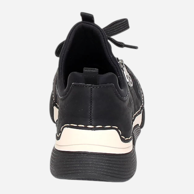 Sneakersy damskie Rieker 45973-00 40 (6.5UK) Czarne (4061811340828) - obraz 8