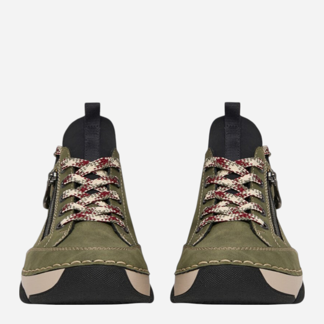 Sneakersy damskie Rieker 45973-54 36 (3.5UK) Oliwkowe (4060596942159) - obraz 3