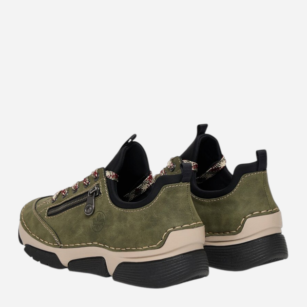 Sneakersy damskie Rieker 45973-54 41 (7.5UK) Oliwkowe (4060596942203) - obraz 5