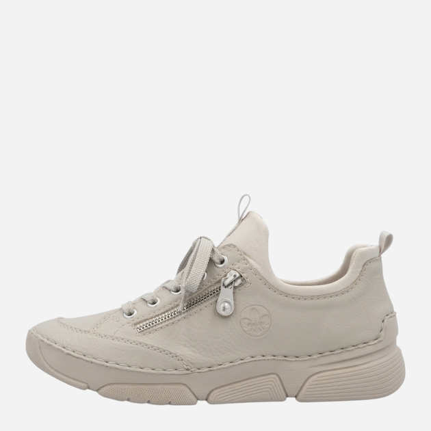 Sneakersy damskie Rieker 45973-60 37 (4UK) Beżowe (4061811450411) - obraz 1