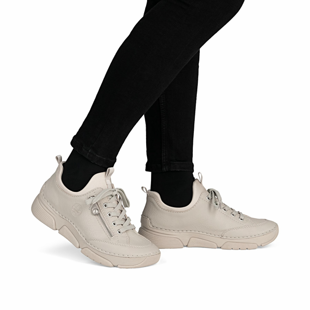Sneakersy damskie Rieker 45973-60 40 (6.5UK) Beżowe (4061811450442) - obraz 2
