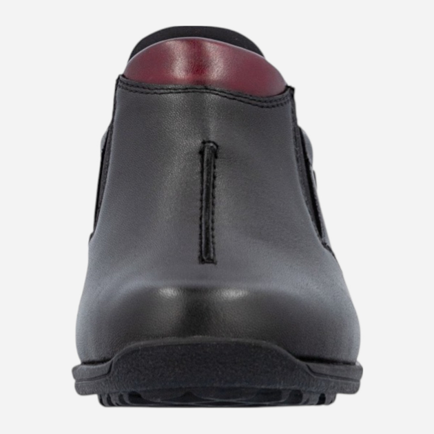 Жіночі мокасини зі шкіри Rieker 47253-00 36 (3.5UK) Чорні (4061811480104) - зображення 5