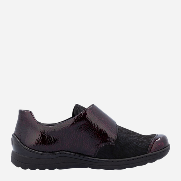 Półbuty damskie Rieker 48951-35 36 (3.5UK) Bordowe (4061811582303) - obraz 3