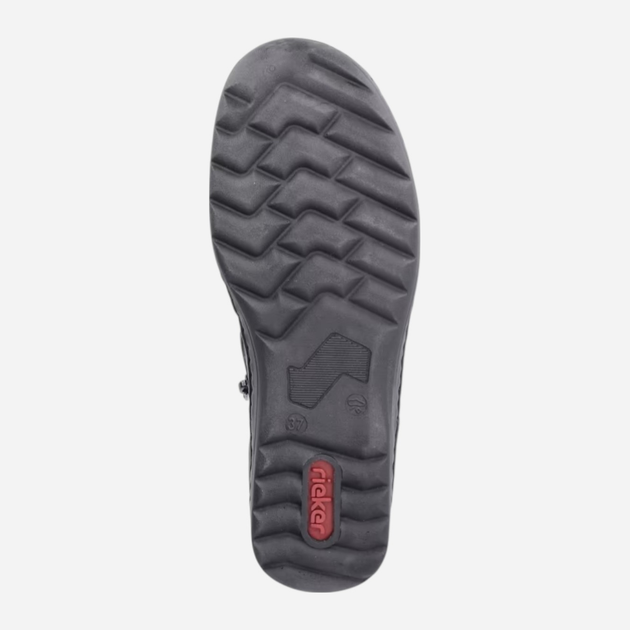 Жіночі черевики низькі Rieker 48922-00 41 (7.5UK) Чорні (4061811690886) - зображення 8