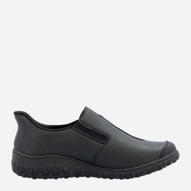 Жіночі туфлі зі шкіри Rieker 59559-00 37 (4UK) Чорні (4061811561650) - зображення 3