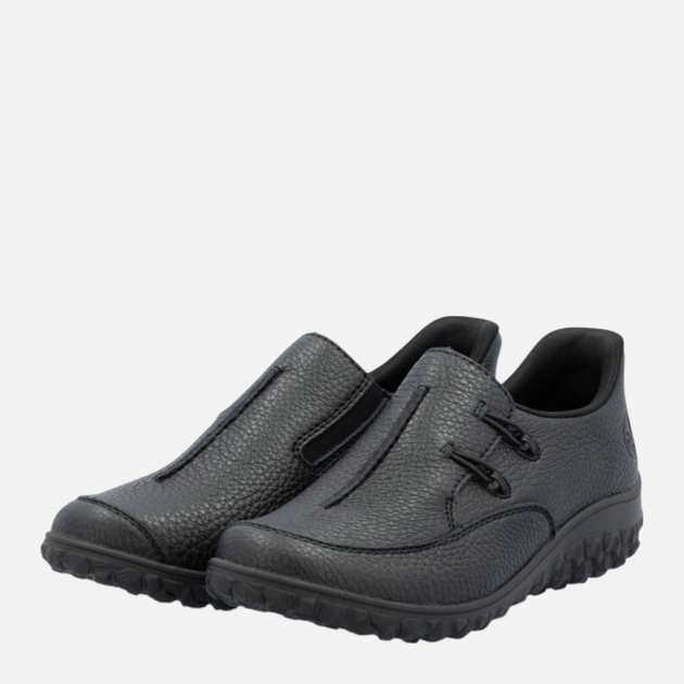 Жіночі туфлі зі шкіри Rieker 59559-00 38 (5UK) Чорні (4061811561667) - зображення 4