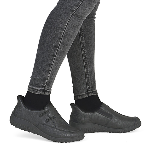 Жіночі туфлі зі шкіри Rieker 59559-00 36 (3.5UK) Чорні (4061811561643) - зображення 2