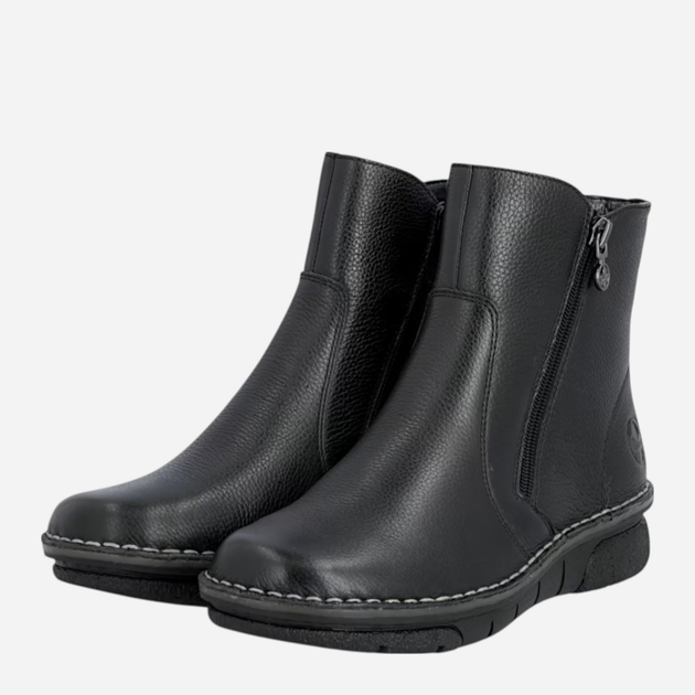 Жіночі черевики низькі Rieker 73365-00 37 (4UK) Чорні (4061811570690) - зображення 5