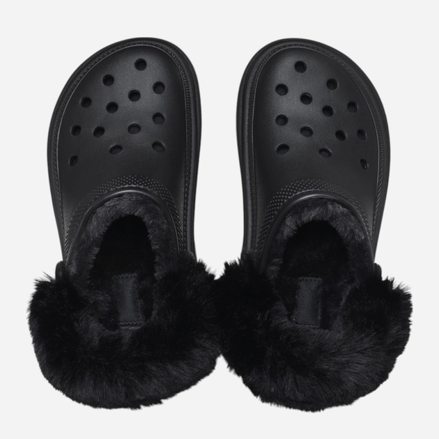Chodaki damskie ocieplane Crocs Stomp Lined Clog 208546-001 37-38 Czarne (196265426102) - obraz 6
