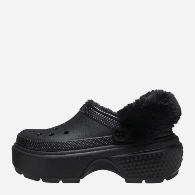 Chodaki damskie ocieplane Crocs Stomp Lined Clog 208546-001 41-42 Czarne (196265426133) - obraz 4